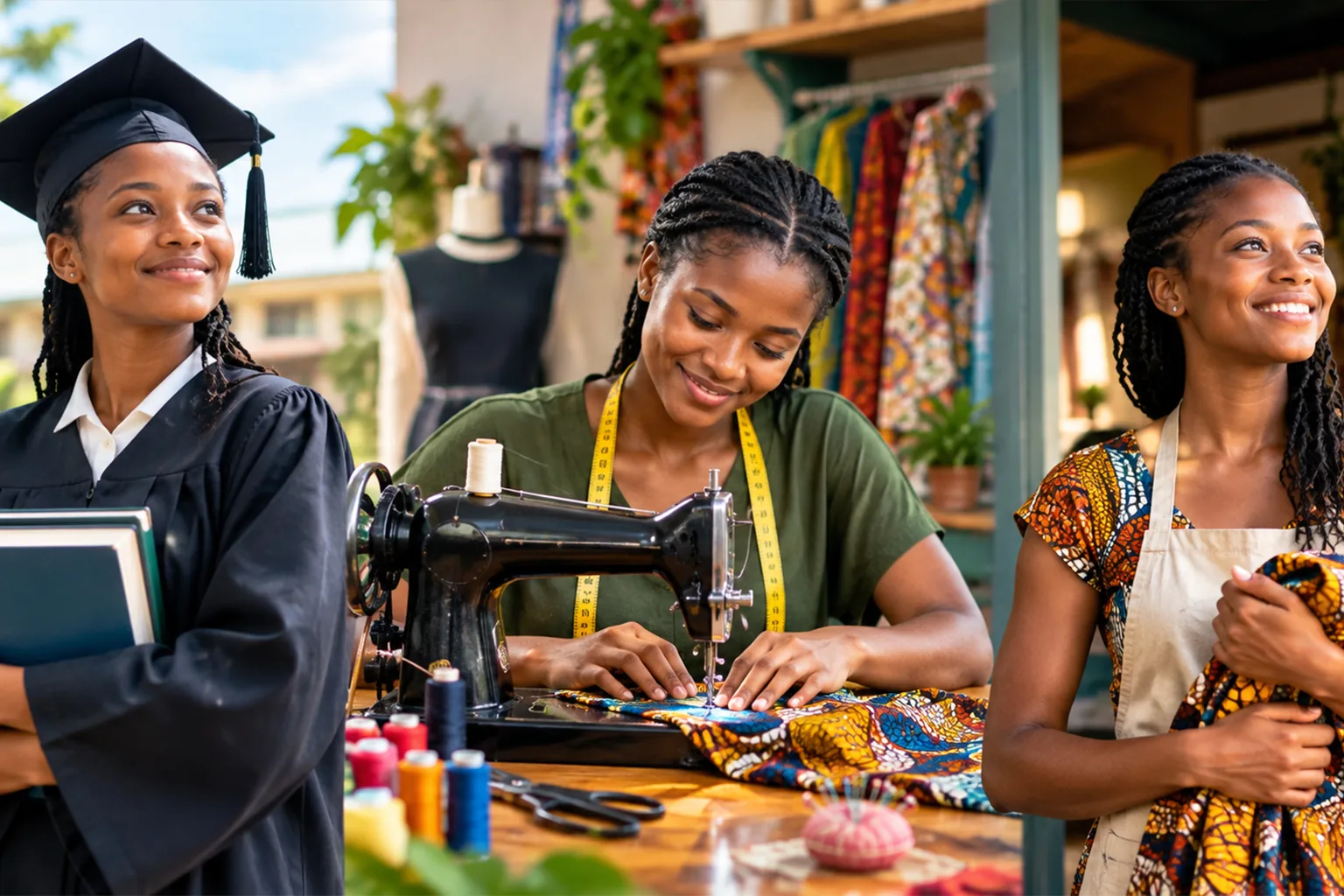 A Scholarship, a Sewing Machine, a Second Chance